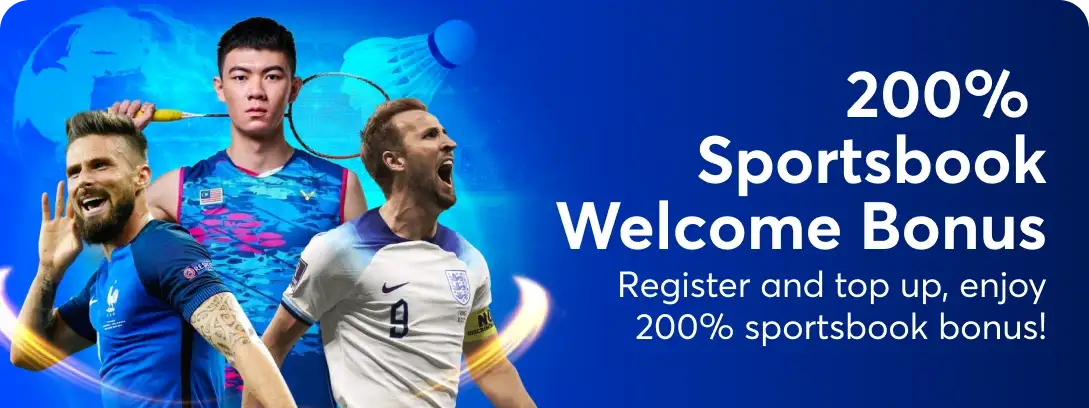 200% Sportsbook Welcome Bonus