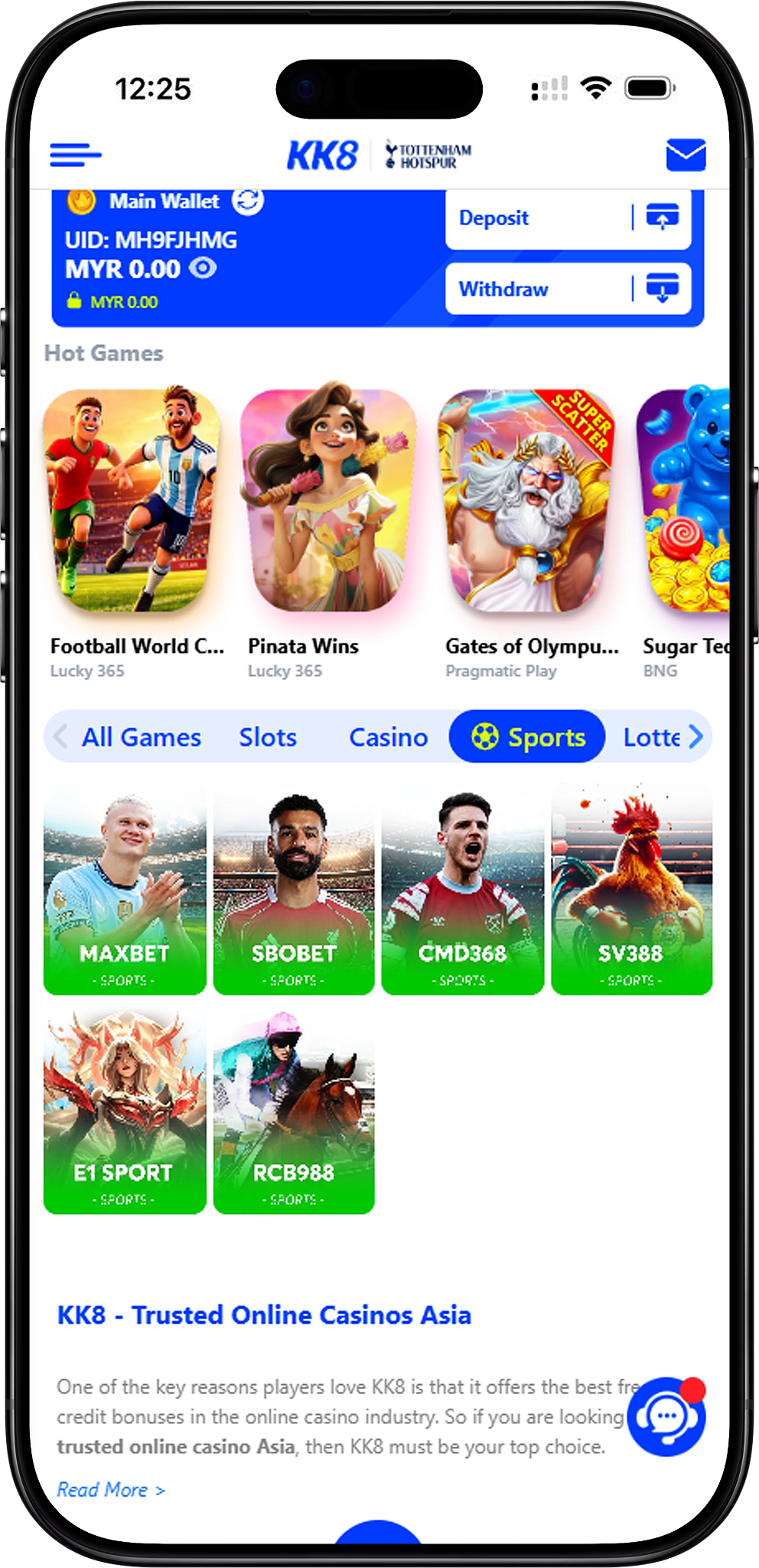 Sportsbook Options Available