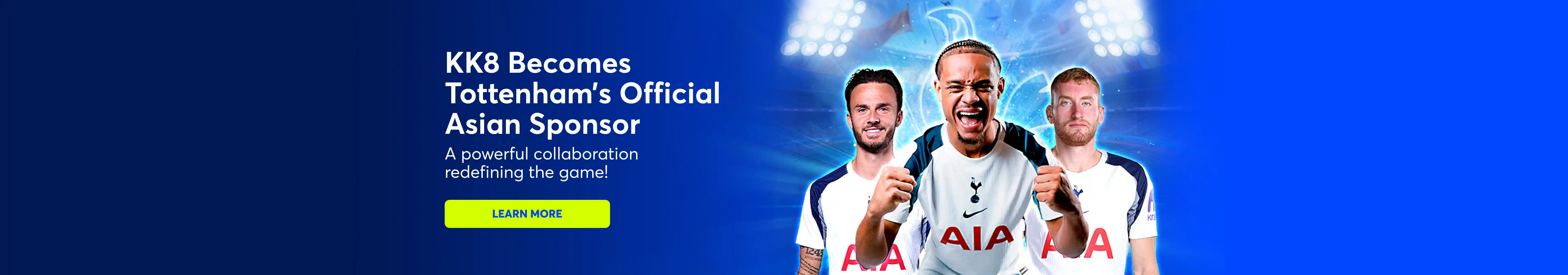 KK8 Tottenham official Asian sponsor